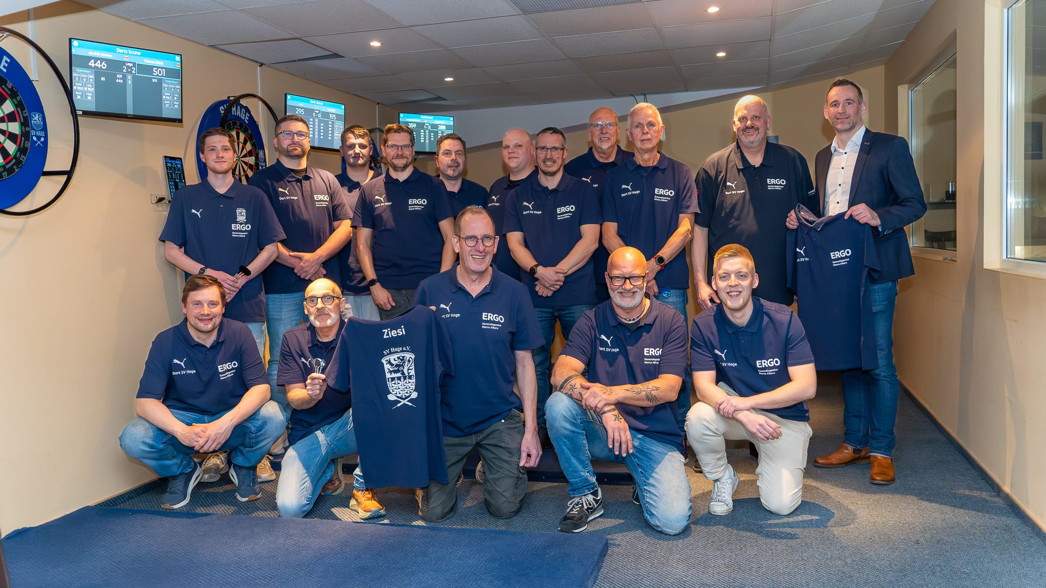Teamfoto SV Hage Darts